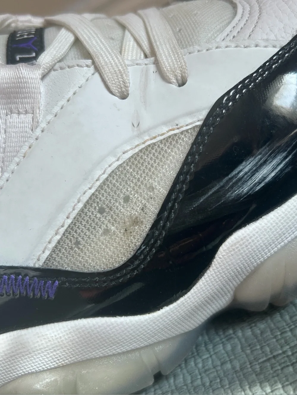 Jordan wear scuffs
